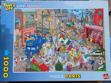 That's life puzzel Paris 1000 stukjes beschikbaar voor biedingen