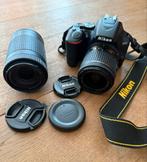 Nikon D3500 + 2 lenzen, statieven, Spiegelreflex, Ophalen of Verzenden, Zo goed als nieuw, 4 t/m 7 keer