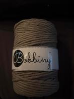 Bobbiny Macramé Garen 5mm - Grijs, Hobby en Vrije tijd, Ophalen of Verzenden, Nieuw, Haken, Wol of Garen