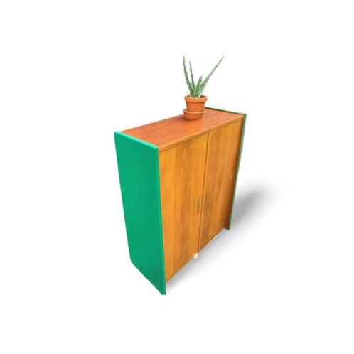 Vintage wandkast, Huis en Inrichting, Kasten | Wandmeubels, Gebruikt, Minder dan 100 cm, Minder dan 150 cm, 25 tot 50 cm, Met deur(en)