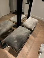 Koeienhuid poefjes, Ophalen, Zo goed als nieuw, Rechthoekig, Minder dan 50 cm