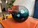 Design lamp (donker groene glazenbol), Huis en Inrichting, Lampen | Plafondlampen, Ophalen of Verzenden