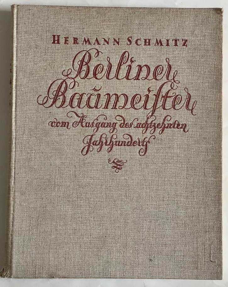 Berliner Baumeister, vom Ausgang des achtzehnten Jahrhundert, Boeken, Kunst en Cultuur | Architectuur, Gelezen, Architectuur algemeen