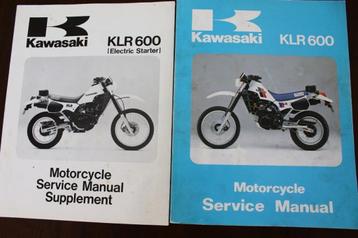 Kawasaki KLR600 1984 1985 motorcycle service manual KLR 600 beschikbaar voor biedingen