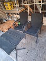 Bistro set 2 persoons, Tuin en Terras, Tuinsets en Loungesets, Ophalen, Gebruikt, 2 zitplaatsen