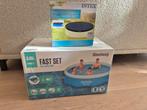 Bestway Fast Set Zwembad 3.05m + Intex Afdekzeil - Nieuw, Opblaaszwembad, Rond, Nieuw, Ophalen of Verzenden