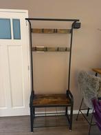 Kapstok met bankje en schoenenrek, Ophalen, Zo goed als nieuw, Metaal, Staande kapstok