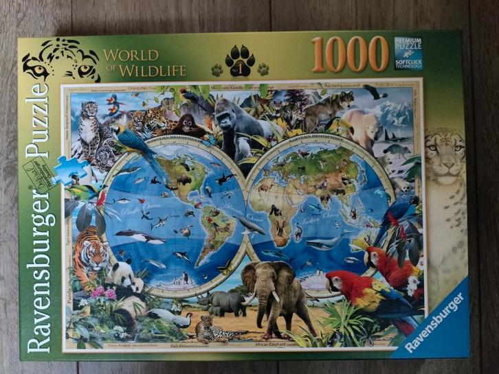 Mooie puzzel van Ravensburger (1000 stukjes), Hobby en Vrije tijd, Denksport en Puzzels, Zo goed als nieuw, 500 t/m 1500 stukjes