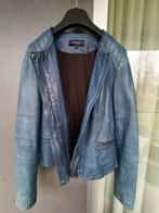 Leren jasje Claudia Sträter, Kleding | Dames, Jasjes, Kostuums en Pakken, Blauw, Ophalen of Verzenden, Zo goed als nieuw, Jasje