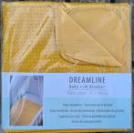 Nieuwe Dreamline baby wiegdeken geel 100% katoen, Ophalen of Verzenden, Nieuw, 100 cm of meer, Deken