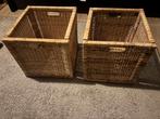 Ikea Kallax bakken 2x Rotan, Huis en Inrichting, Woonaccessoires | Schalen en Manden, Ophalen, Zo goed als nieuw, Rechthoekig