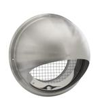 Nedco Bol - RVS buitenrooster model grofmazig gaas Ø200mm, Doe-het-zelf en Verbouw, Ventilatie en Afzuiging, Ophalen of Verzenden