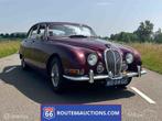 Jaguar 3.4S Mk2 | 1968 | Route 66 Auctions, Auto's, Oldtimers, Overige carrosserieën, Zwart, Bedrijf, Handgeschakeld