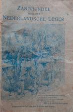 Zangbundel voor het Nederlandsche leger, Ophalen of Verzenden, Landmacht, Nederland, Boek of Tijdschrift