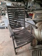 2 Hardhouten Tuinstoelen Queen's Teak, Ophalen, Gebruikt, Teakhout, Inklapbaar