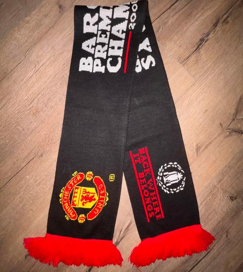 Voetbalsjaal Manchester United 2006 2007 Champions, Verzamelen, Sportartikelen en Voetbal, Zo goed als nieuw, Vaantje of Sjaal
