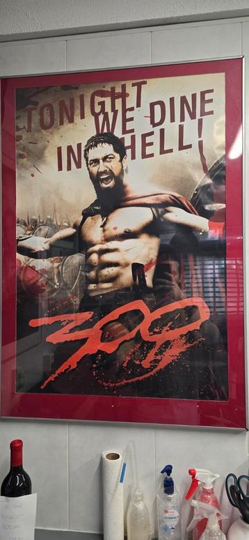 300 Filmaffiche - 'Tonight we dine in hell!' beschikbaar voor biedingen