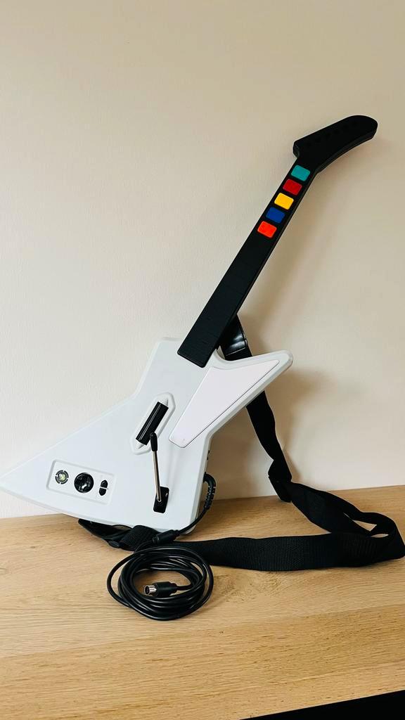 Xbox Guitar Hero , Gibson gitaar controller, Spelcomputers en Games, Spelcomputers | Overige, Zo goed als nieuw, Ophalen