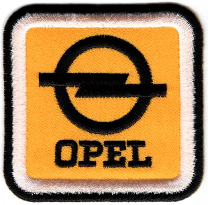 Opel stoffen opstrijk patch embleem #6, Verzamelen, Automerken, Motoren en Formule 1, Nieuw, Auto's, Verzenden