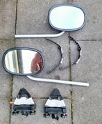 Set aluminium caravan opzet spiegels, lichtgewicht, Caravans en Kamperen, Caravan accessoires, Ophalen of Verzenden, Zo goed als nieuw