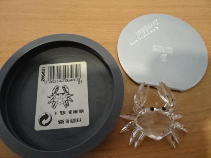 Swarovski Krab Mini, Verzamelen, Swarovski, Zo goed als nieuw, Figuurtje, Verzenden