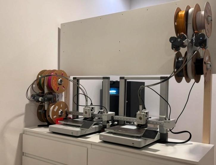 2x Bambulab A1 Combo 3D Printers te koop, Computers en Software, 3D Printers, Gebruikt, Ingebouwde Wi-Fi, Ophalen