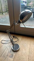 Bureaulamp, chrome verstelbaar., Ophalen of Verzenden, Zo goed als nieuw, Minder dan 50 cm