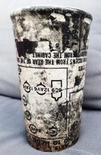 zware stenen vaas, zwart grijs 26cm hoog, Ophalen, Steen, Overige kleuren, Zo goed als nieuw