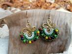 Nieuwe unieke handgemaakte oorbellen boho stijl, Overige materialen, Hangers, Overige kleuren, Nieuw