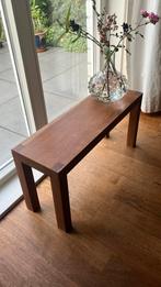 Kersenhouten handgemaakte side table., Huis en Inrichting, Ophalen of Verzenden, Zo goed als nieuw, 25 tot 50 cm, Rechthoekig