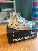 Wit met sterren Platformed Converse maat 36, Verzenden, Converse All Stars, Gedragen, Wit