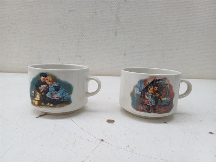 2 stuks Villeroy & Boch Ot en Sien Soep Kommen 39792, Huis en Inrichting, Keuken | Servies, Gebruikt, Kom(men), Overige stijlen