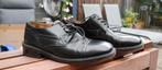 Zwarte leren herenschoenen maat 40, Zwart, Ophalen of Verzenden, Casa Roma, Gedragen