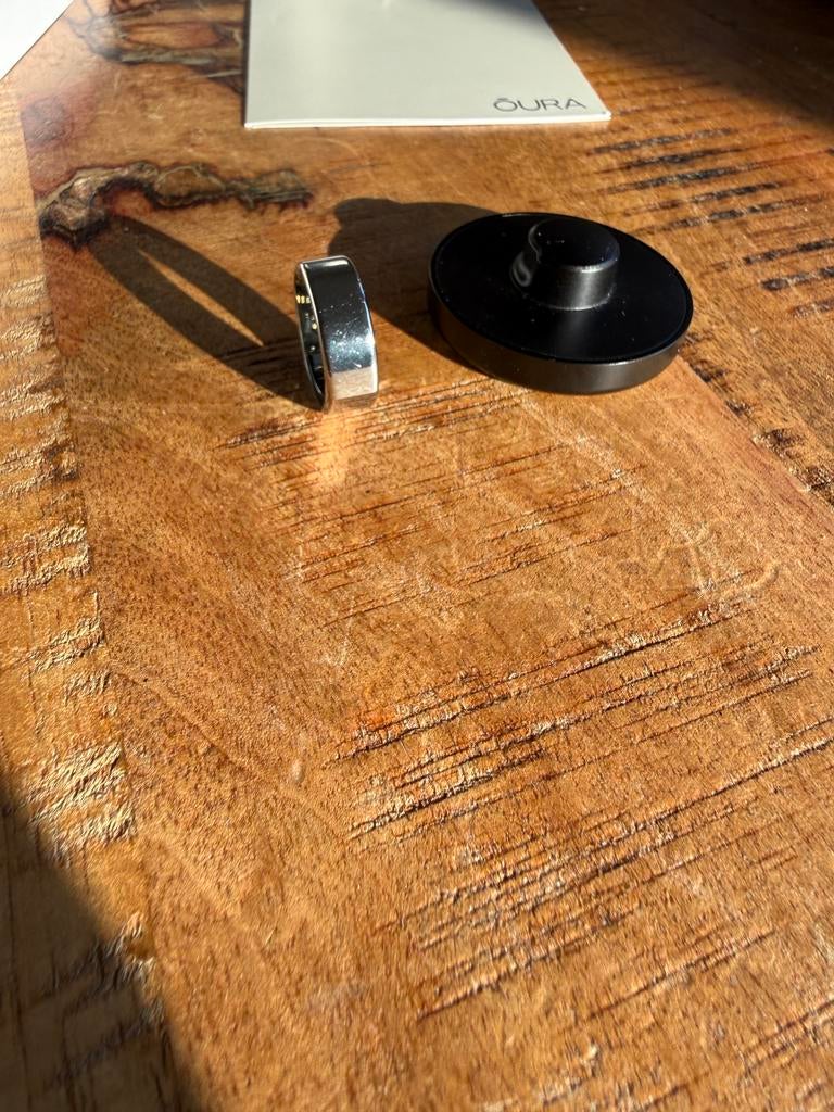 Oura Ring Gen 3 Size 8 Heritage, Sieraden, Tassen en Uiterlijk, Activity trackers, Ophalen of Verzenden, Zo goed als nieuw, Zilver