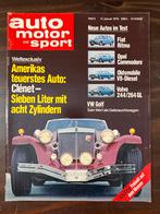 Auto Motor Sport - Clénet, Fiat Ritmo, Opel Commodore, Ophalen of Verzenden, Gelezen, Algemeen