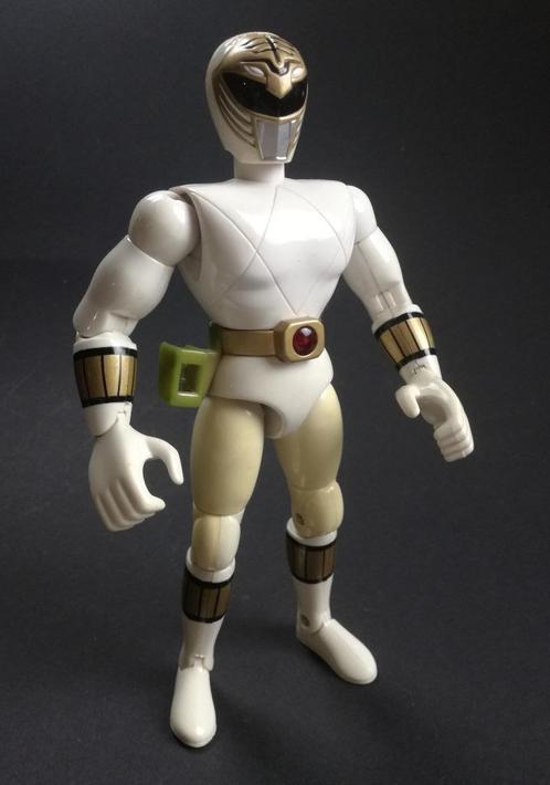 Mighty Morphin Power Rangers WHITE RANGER 1995 BANDAI, Verzamelen, Speelgoed, Gebruikt, Verzenden