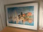Claude Monet poster in grote lijst, Huis en Inrichting, 100 tot 125 cm, Ophalen, 75 cm of meer