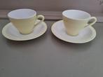 retro koffiekopjes geel, Verzamelen, Retro, Ophalen of Verzenden, Huis en Inrichting