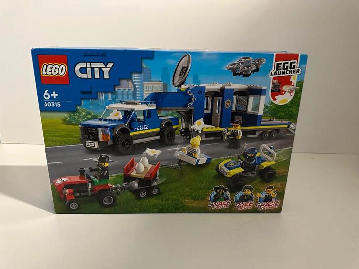 60315 - LEGO City Politie jeep en commando centrum, Kinderen en Baby's, Speelgoed | Duplo en Lego, Nieuw, Lego, Complete set, Ophalen of Verzenden