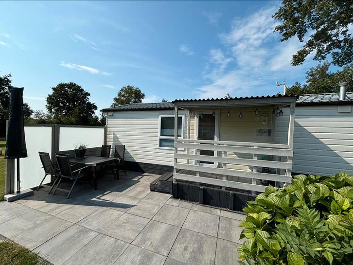 Te koop stacaravan op 5* vakantiepark de Kuilart, Koudum, Vakantie, Campings, Recreatiepark, Aan meer of rivier, Airconditioning