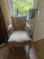 Antieke Fauteuil met Bloemmotief, Ophalen of Verzenden