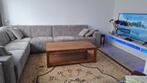 Prachtige bruine massief houten salontafel, 100 tot 150 cm, Zo goed als nieuw, Minder dan 50 cm, Rechthoekig