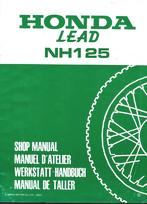 Honda NH125 Lead shop manual (1224z) scooter, Motoren, Handleidingen en Instructieboekjes, Ophalen of Verzenden, Honda
