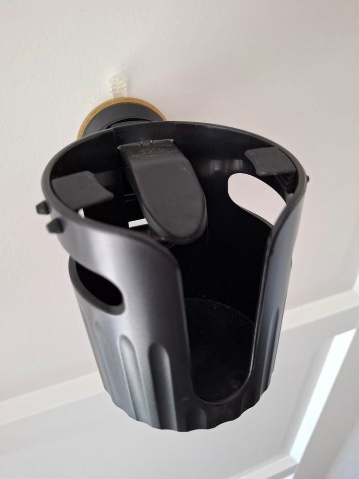 Bekerhouder Zwart Zuignap - Camper/Caravan/Boot, Caravans en Kamperen, Kampeeraccessoires, Zo goed als nieuw, Ophalen of Verzenden