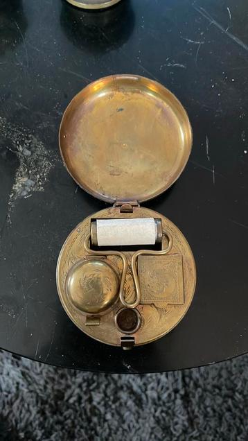 Antiek reis schrijfsetje beschikbaar voor biedingen