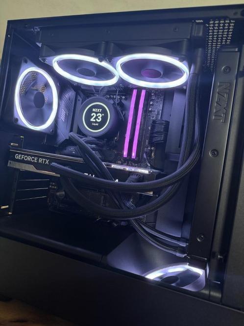 Watergekoelde Game PC: Ryzen 9, RTX 4090, 32GB, 4TB SSD, Computers en Software, Desktop Pc's, Zo goed als nieuw, 4 Ghz of meer