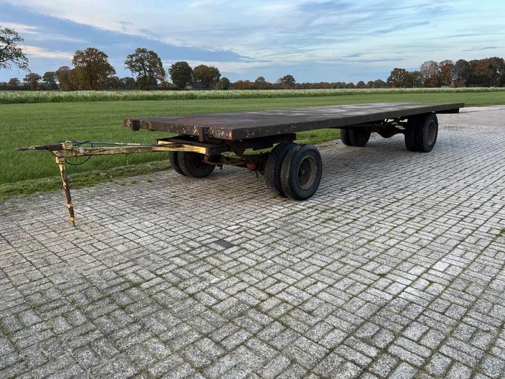 Zelfbouw landbouwwagen / platte wagen / balenwagen, Zakelijke goederen, Agrarisch | Werktuigen, Overige, Overige typen