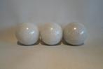 Natuursteen Ballen 3x Wit, Ophalen of Verzenden, Mineraal