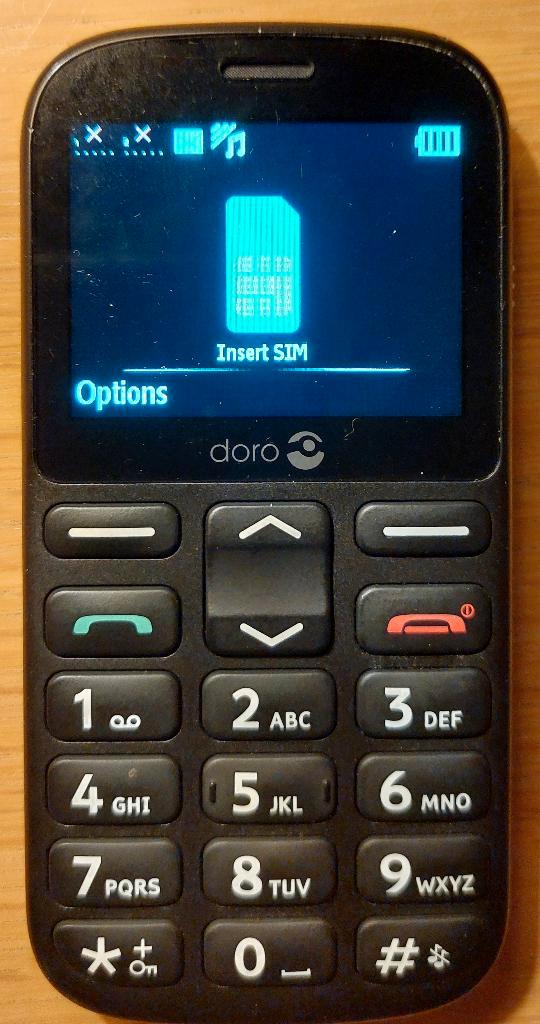 Senioren Mob telefoon Doro 1361Model DFB-0120, Telecommunicatie, Mobiele telefoons | Samsung, Gebruikt, Overige modellen, 8 GB