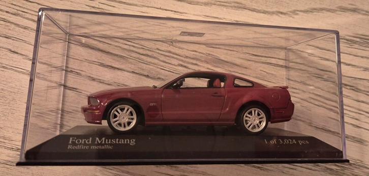 MiniChamps Ford Mustang, Hobby en Vrije tijd, Modelauto's | 1:43, Nieuw, Auto, MiniChamps, Ophalen of Verzenden